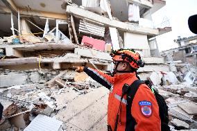 TÜRKIYE-HATAY-EARTHQUAKES-CHINESE RESCUE TEAM-OPERATION