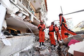 TÜRKIYE-HATAY-EARTHQUAKES-CHINESE RESCUE TEAM-OPERATION