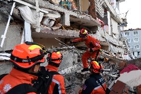 TÜRKIYE-HATAY-EARTHQUAKES-CHINESE RESCUE TEAM-OPERATION