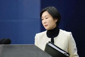 Chinese Foreign Ministry spokeswoman