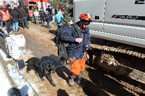 TÜRKIYE-EARTHQUAKES-RESCUE