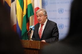 UN-GUTERRES-EARTHQUAKE-DONOR SUPPORT-FLASH APPEAL