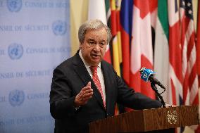 UN-GUTERRES-EARTHQUAKE-DONOR SUPPORT-FLASH APPEAL