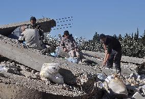 SYRIA-EARTHQUAKE-RESCUE