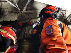 TÜRKIYE-HATAY-EARTHQUAKES-WOMAN SURVIVOR-RESCUE
