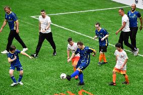 (SP)RUSSIA-MOSCOW-FOOTBALL-LEGENDS CUP-CHILDREN-DOWN SYNDROME