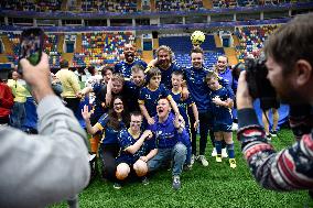 (SP)RUSSIA-MOSCOW-FOOTBALL-LEGENDS CUP-CHILDREN-DOWN SYNDROME