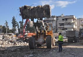 SYRIA-LATAKIA-EARTHQUAKES-RESCUE