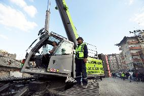 TÜRKIYE-EARTHQUAKES-CHINESE RESCUERS