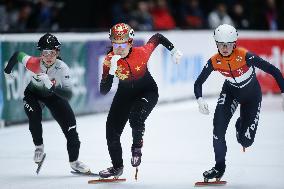 (SP)THE NETHERLANDS-DORDRECHT-SHORT TRACK SPEED SKATING-ISU WORLD CUP