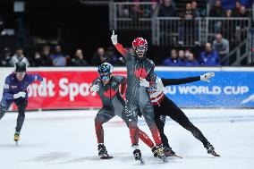 (SP)THE NETHERLANDS-DORDRECHT-SHORT TRACK SPEED SKATING-ISU WORLD CUP-DAY 1