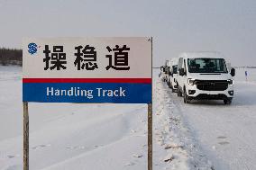 CHINA-HEIHE-TRIAL RUN OF VEHICLES(CN)