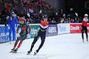 (SP)THE NETHERLANDS-DORDRECHT-SHORT TRACK SPEED SKATING-ISU WORLD CUP-DAY 1