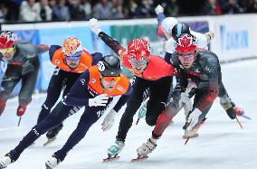 (SP)THE NETHERLANDS-DORDRECHT-SHORT TRACK SPEED SKATING-ISU WORLD CUP-DAY 1