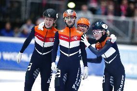 (SP)THE NETHERLANDS-DORDRECHT-SHORT TRACK SPEED SKATING-ISU WORLD CUP-DAY 1