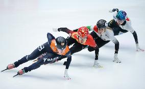 (SP)THE NETHERLANDS-DORDRECHT-SHORT TRACK SPEED SKATING-ISU WORLD CUP-DAY 1