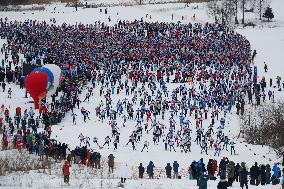 (SP)RUSSIA-KHIMKI-MASS SKIING