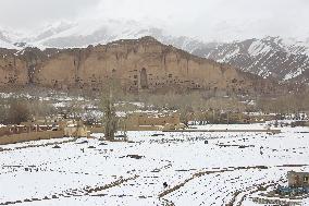 AFGHANISTAN-BAMYAN-SNOWFALL