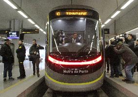 PORTUGAL-PORTO-CHINESE METRO TRAIN-DELIVERY