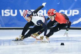 (SP)THE NETHERLANDS-DORDRECHT-SHORT TRACK SPEED SKATING-ISU WORLD CUP