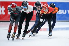 (SP)THE NETHERLANDS-DORDRECHT-SHORT TRACK SPEED SKATING-ISU WORLD CUP