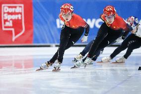 (SP)THE NETHERLANDS-DORDRECHT-SHORT TRACK SPEED SKATING-ISU WORLD CUP