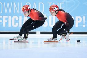 (SP)THE NETHERLANDS-DORDRECHT-SHORT TRACK SPEED SKATING-ISU WORLD CUP