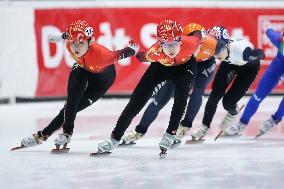 (SP)THE NETHERLANDS-DORDRECHT-SHORT TRACK SPEED SKATING-ISU WORLD CUP