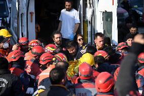 TÜRKIYE-ANTAKYA-EARTHQUAKES-SURVIVOR-RESCUE