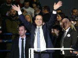 CYPRUS-PRESIDENTIAL ELECTION-CHRISTODOULIDES-WINNING