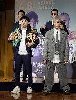 Japanese boxers Nasukawa, Teraji