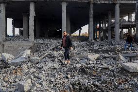 MIDEAST-GAZA CITY-AIRSTRIKE