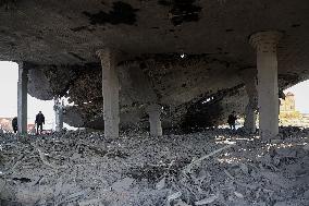 MIDEAST-GAZA CITY-AIRSTRIKE