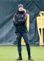 (SP)GERMANY-MUNICH-FOOTBALL-UEFA CHAMPIONS LEAGUE-BAYERN MUNICH-TRAINING SESSION