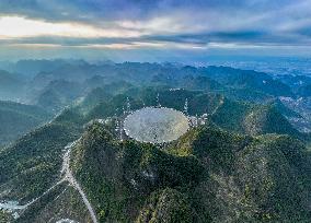 (EyesonSci)CHINA-GUIZHOU-ASTRONOMY-FAST-TELESCOPE (CN)