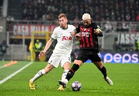 (SP)ITALY-MILAN-FOOTBALL-UEFA CHAMPIONS LEAGUE-AC MILAN VS TOTTENHAM HOTSPUR