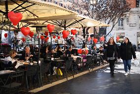 ITALY-ROME-DAILY LIFE-VALENTINE'S DAY