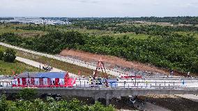 INDONESIA-KARAWANG-JAKARTA-BANDUNG HIGH-SPEED RAILWAY-CONSTRUCTION