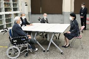 Japanese crown princess visits leprosy sanatorium