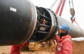 CHINA-SHAANXI-WEST-TO-EAST GAS PIPELINE-CONSTRUCTION (CN)