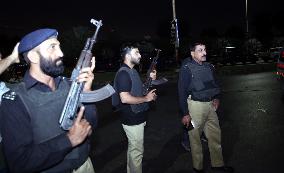 PAKISTAN-KARACHI-POLICE BUILDING-ATTACK