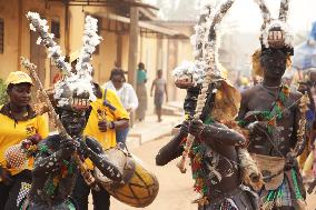 BENIN-OUIDAH-ARTS FESTIVAL-PARADE