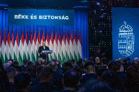 HUNGARY-BUDAPEST-VIKTOR ORBAN-STATE OF THE NATION ADDRESS