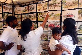 SRI LANKA-COLOMBO-ART EXHIBITION