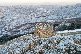 CHINA-BEIJING-GREAT WALL-SNOW SCENERY (CN)