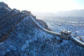 CHINA-BEIJING-GREAT WALL-SNOW SCENERY (CN)