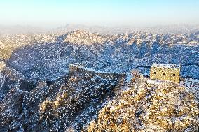 CHINA-BEIJING-GREAT WALL-SNOW SCENERY (CN)