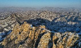 CHINA-BEIJING-GREAT WALL-SNOW SCENERY (CN)