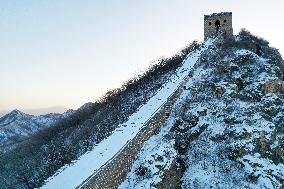 CHINA-BEIJING-GREAT WALL-SNOW SCENERY (CN)