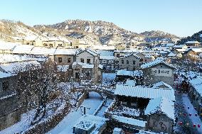 CHINA-BEIJING-GUBEI WATER TOWN-SNOW SCENERY (CN)